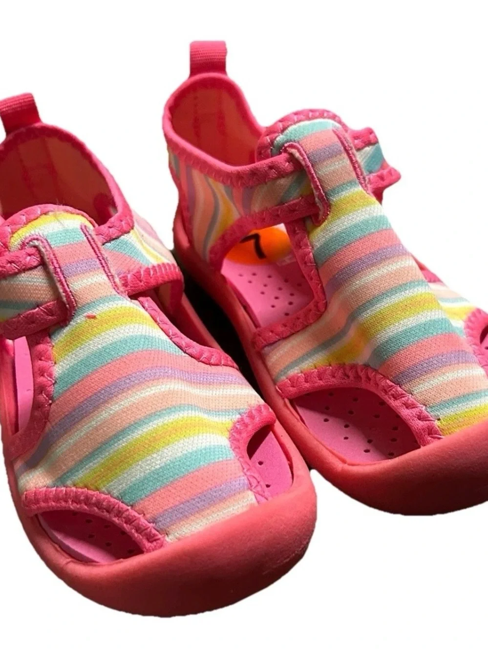 Toddler Girl Oshkosh Pink Summer Beach Water Shoes Size 7